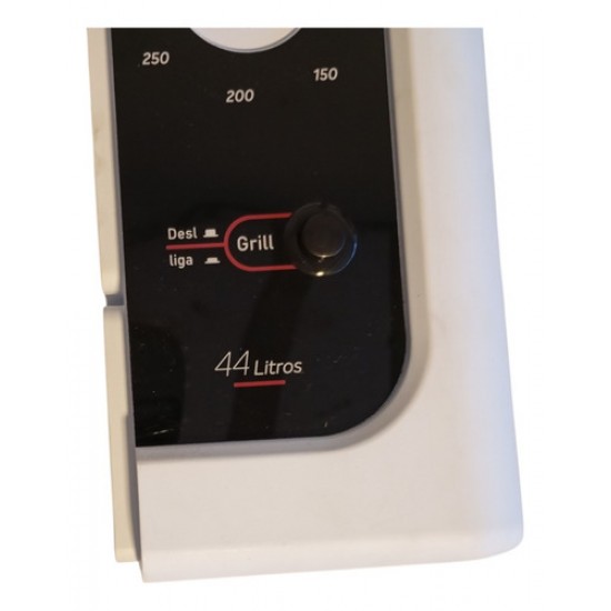 Painel Com Botão Forno Elétrico Supreme Grill Preto 44