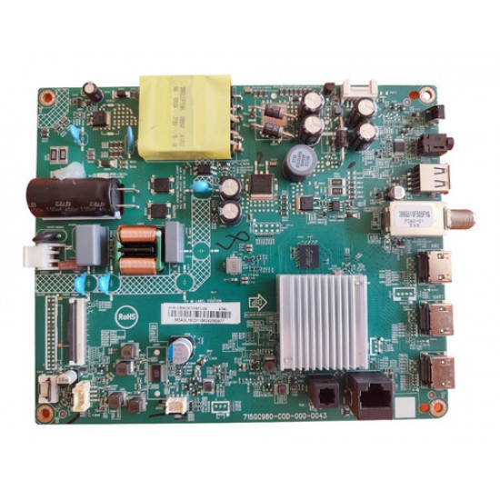 Placa Principal Tv 43s5135/78 43s5135 715gc980-c0d-000-0043 Tpt430wf-1b052.l