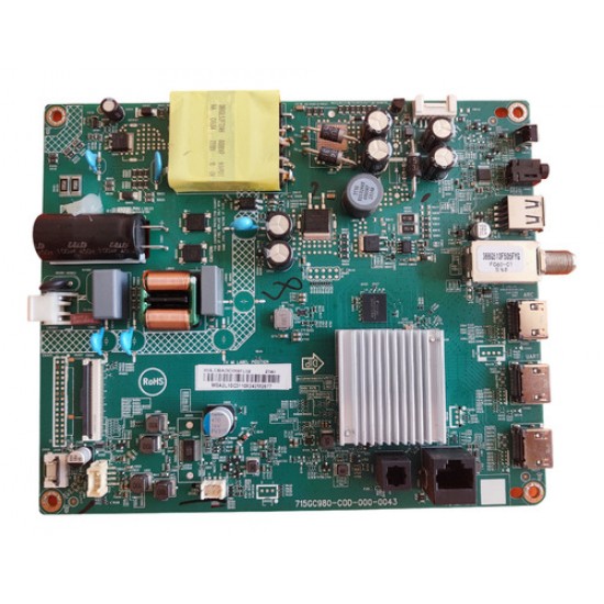 Placa Principal Tv 43s5135/78 43s5135 715gc980-c0d-000-0043 Tpt430wf-1b052.l
