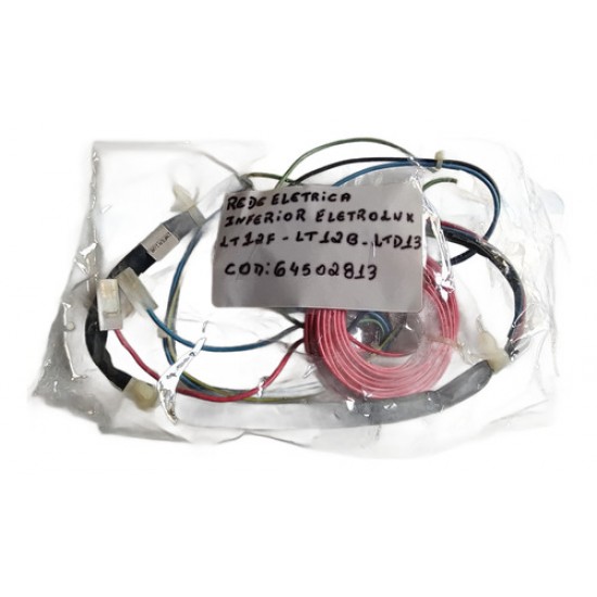 Rede Elétrica Inferior Lavadora Lt12f Lt12b Ltd13 64502813